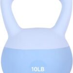Kettlebells,Steel Shot Filled Weights for Women and Men,Color Coded Anti Slip Soft Kettlebells,Home workout