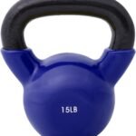Kettlebell Weights Vinyl Coated Iron - 12 Size Options, 5lbs-50lbs - Coated for Floor and Equipment Protection, Noise Reduction, Ballistic, Core, Weight Training