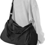 Small Gym Bag with Shoe Compartment, Workout Sport Duffle Bag for Women Travel, Waterproof Shoulder Overnight Bags Lightweight Carry on Tote Bags for Swim, Yoga, Dance