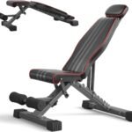 Adjustable 660LBS Weight Bench, 16 Positions Heavy Duty Weight Lifting Sit Up Bench Workout Benchs Folding Bench Press Exercise Bench