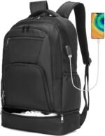 Gym Backpack for Men,Gym Bag with Shoe Compartment Lightweight Travel Workout Sports Backpack with USB Charging Port